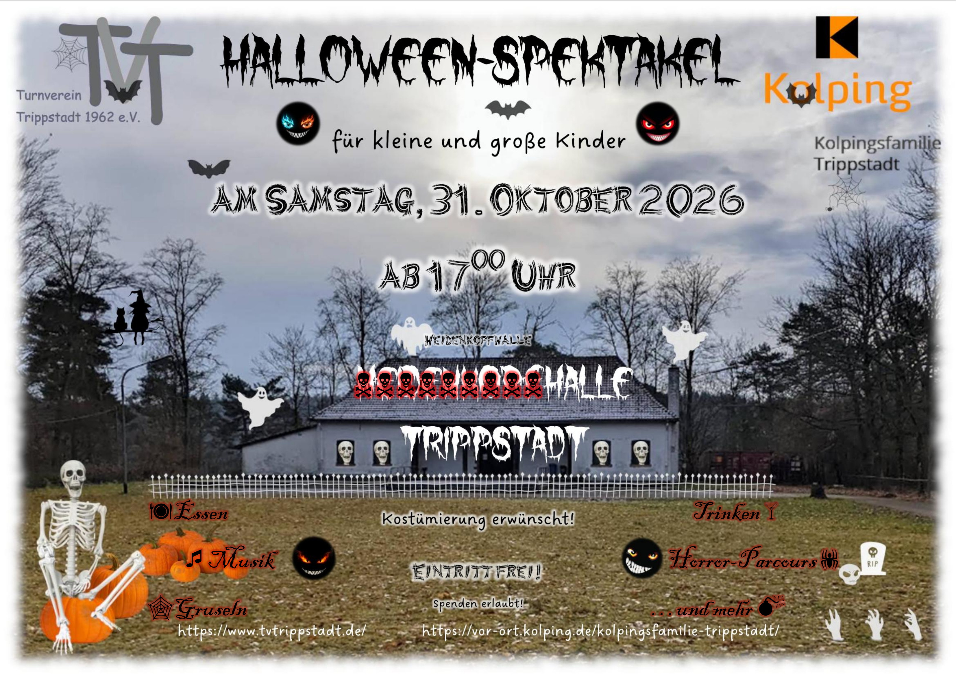 Einladung zur Halloween Party